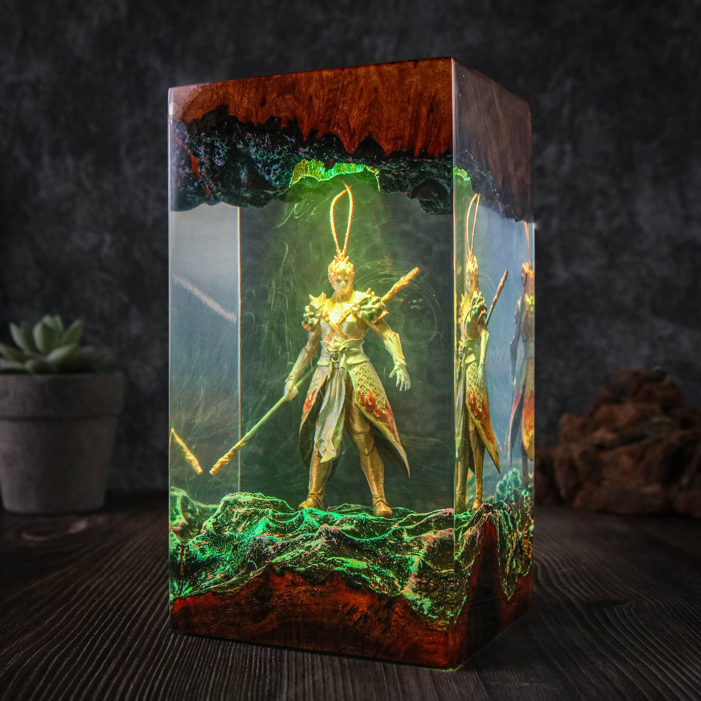 A Black Myth Wukong epoxy lamp