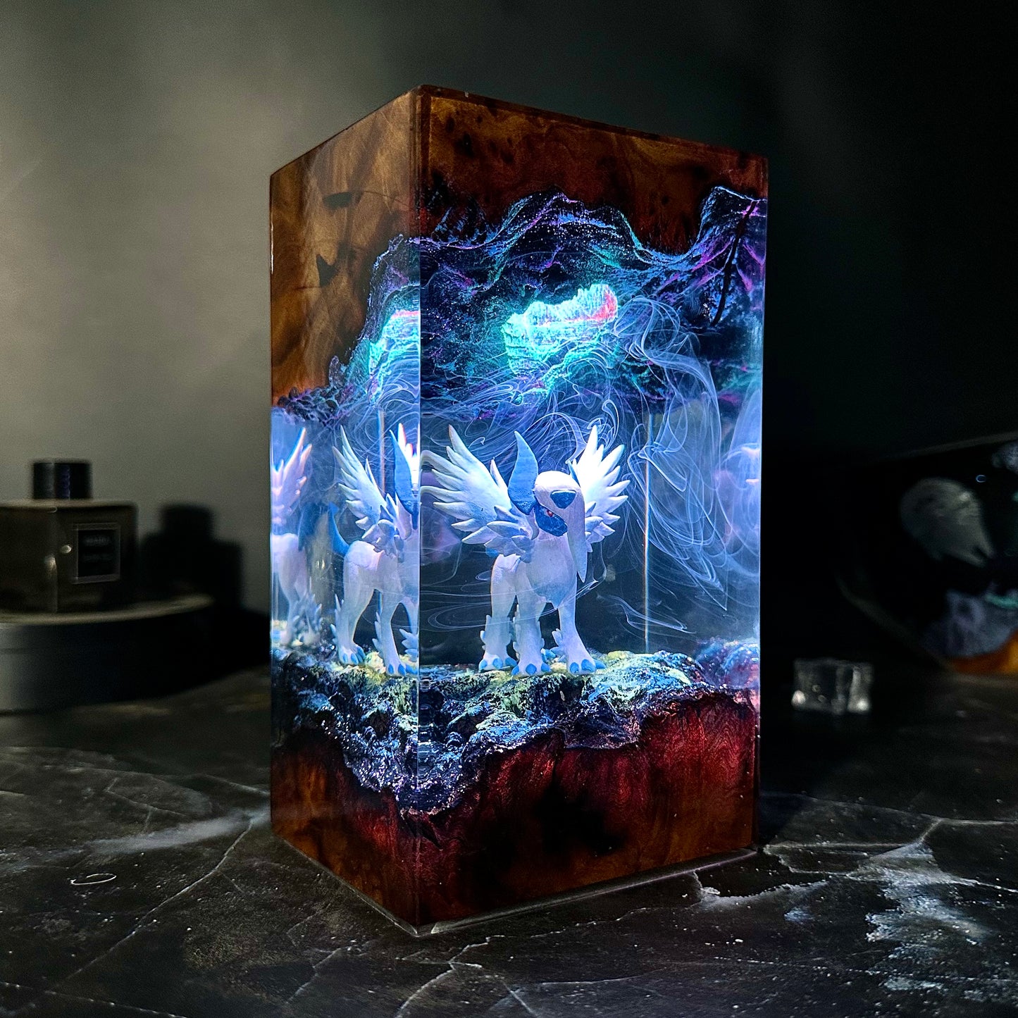 ABSOL POKEMON resin epoxy lamp