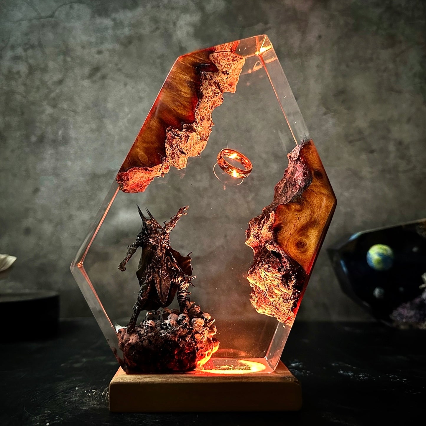 Sauron LOTR resin night light