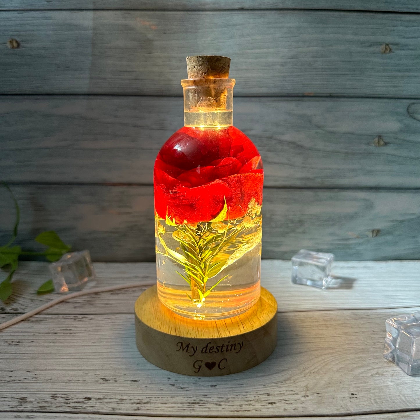 Rose Flower Night Light