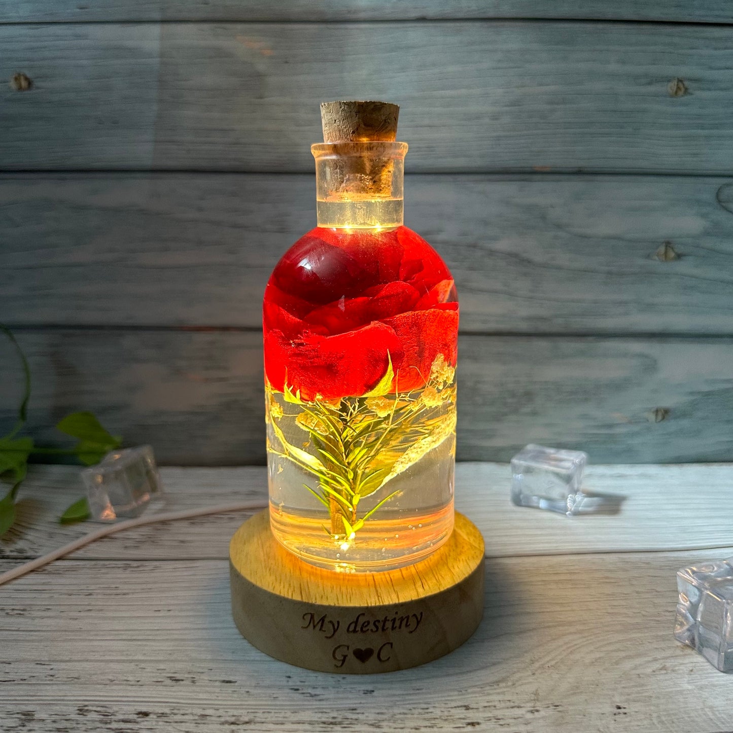 Rose Flower Night Light