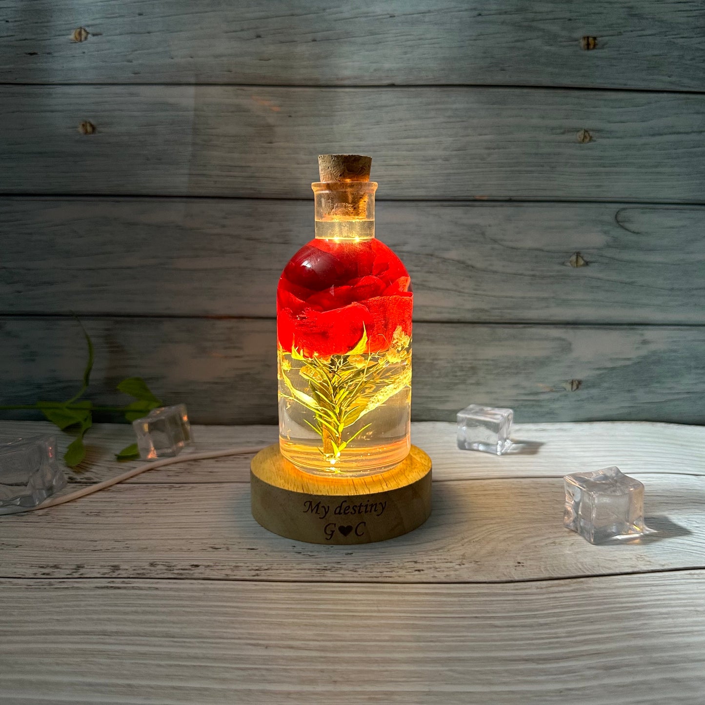 Rose Flower Night Light