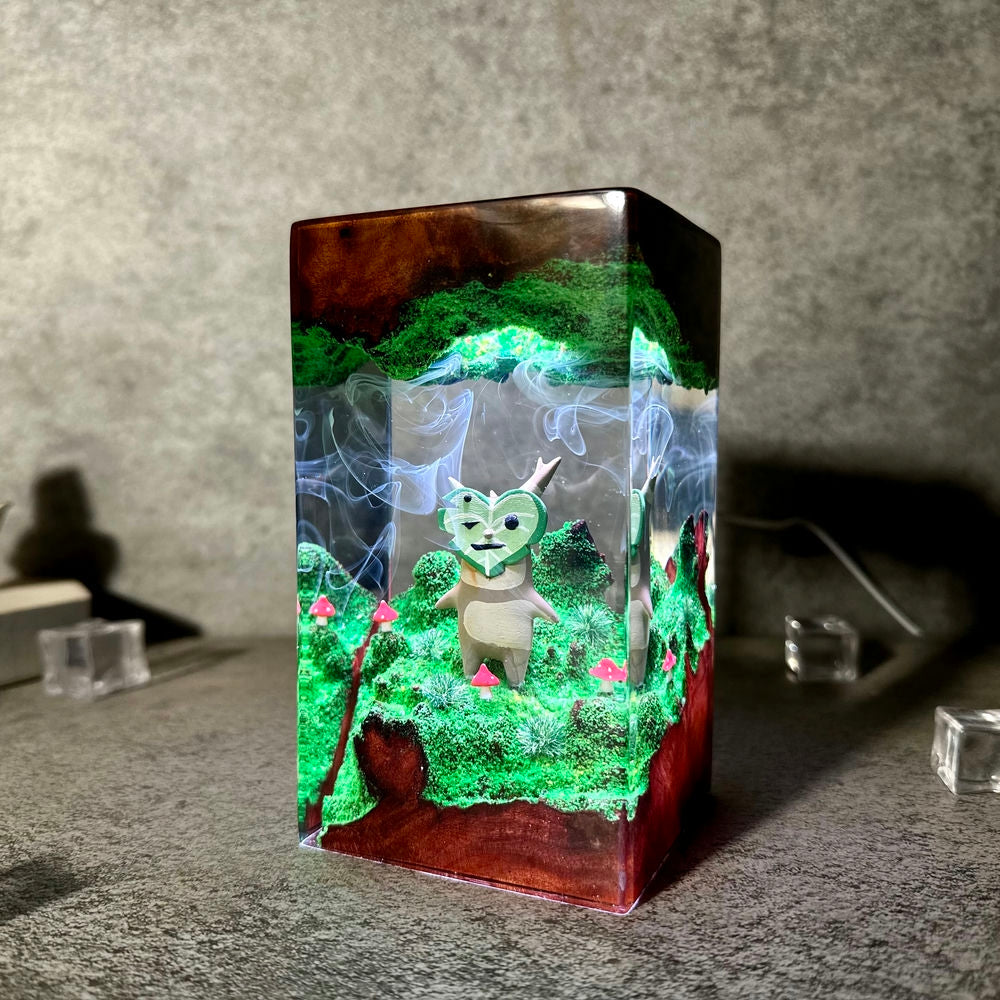 Cute Korok resin epoxy, Zelda game