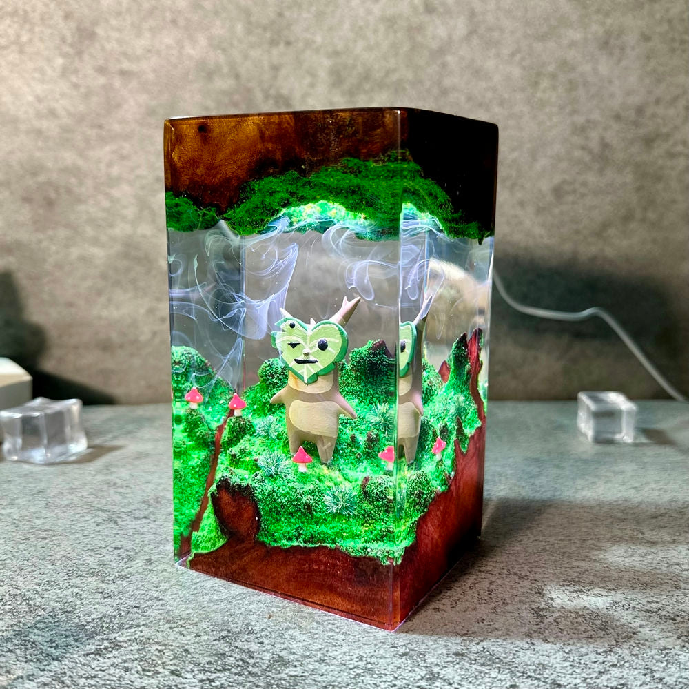 Cute Korok resin epoxy, Zelda game