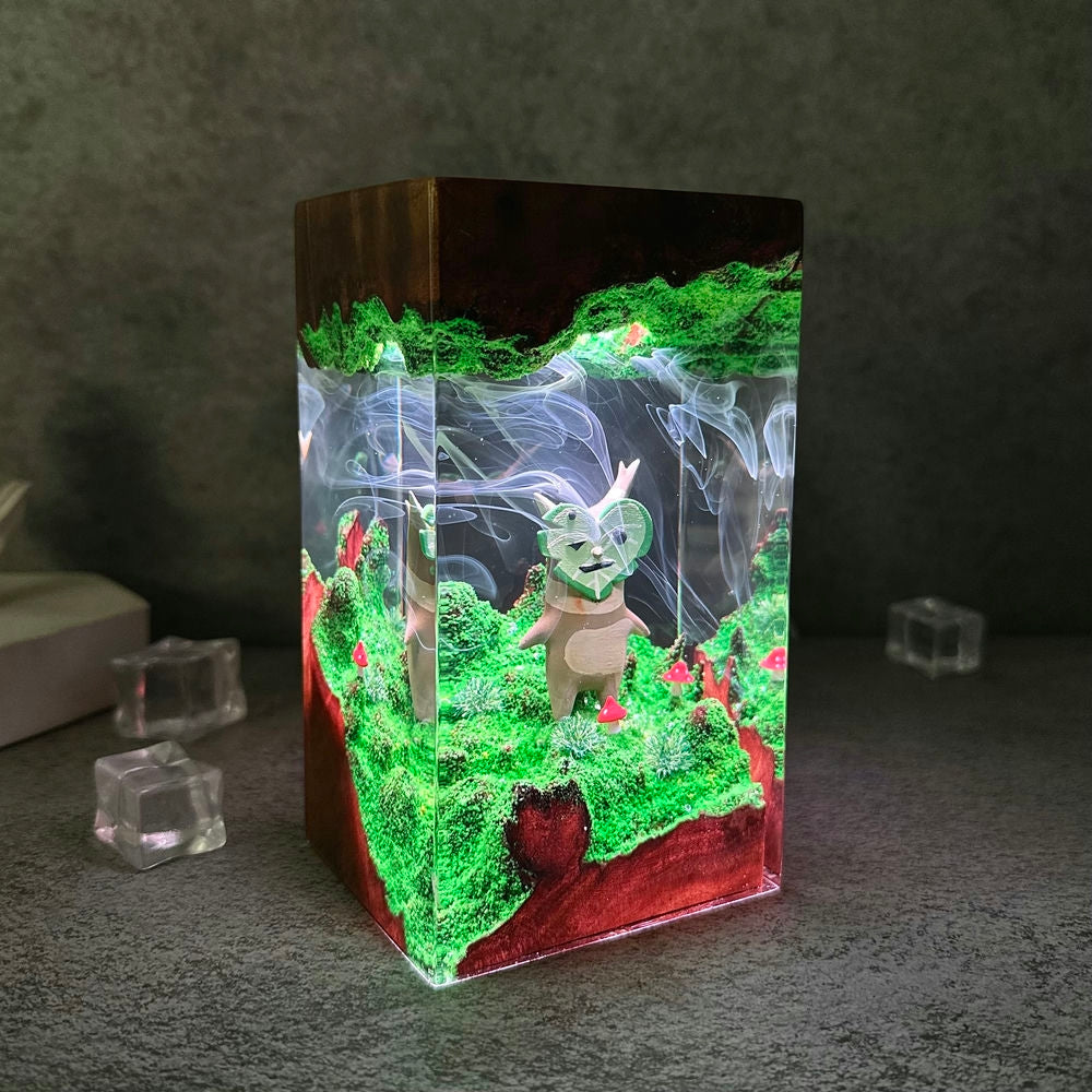 Cute Korok resin epoxy, Zelda game