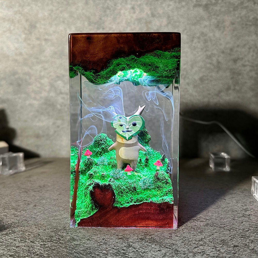 Cute Korok resin epoxy, Zelda game