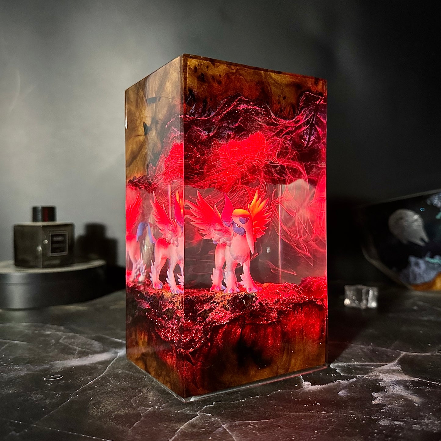 ABSOL POKEMON resin epoxy lamp