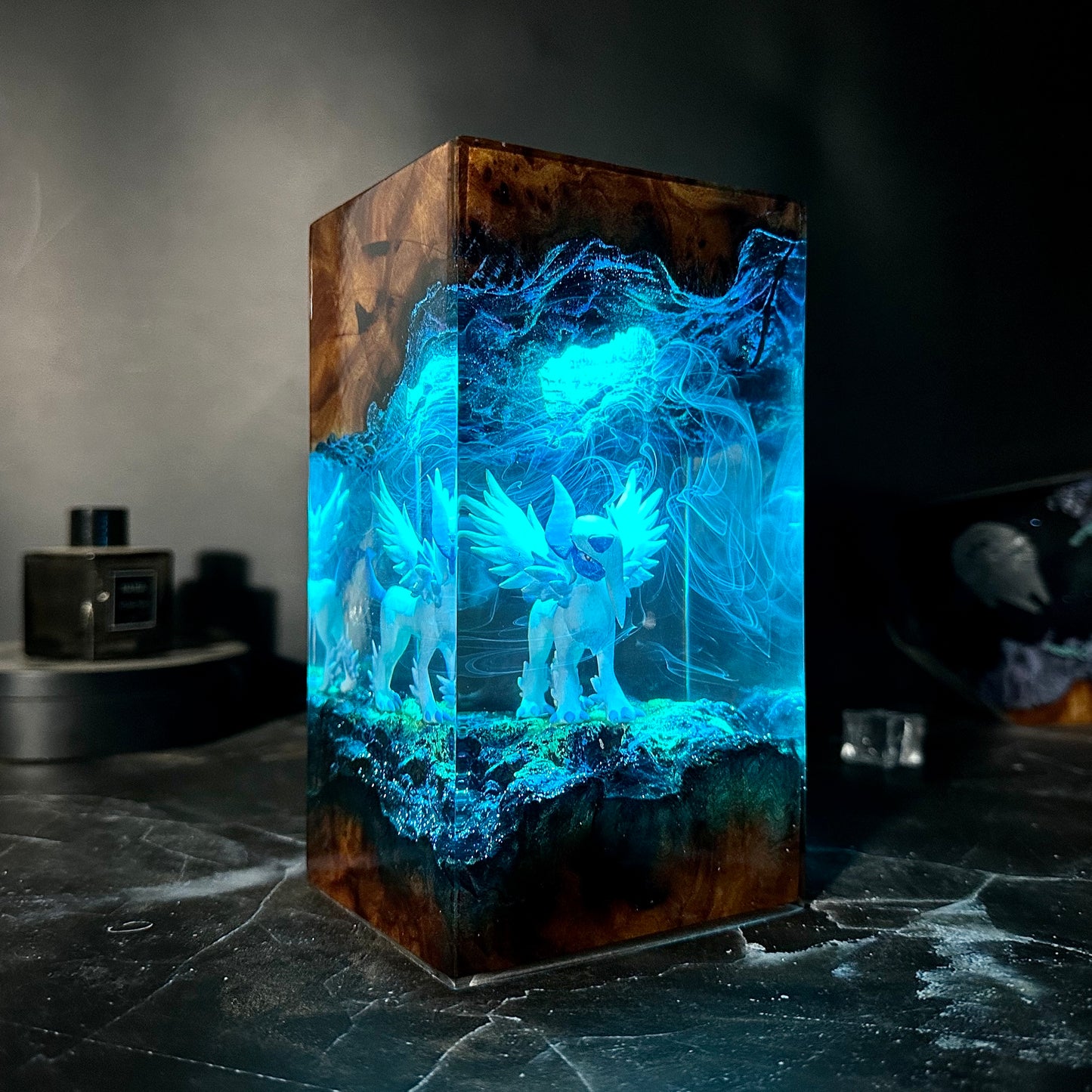 ABSOL POKEMON resin epoxy lamp