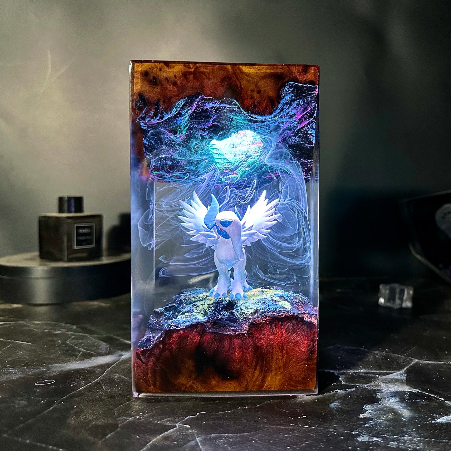ABSOL POKEMON resin epoxy lamp
