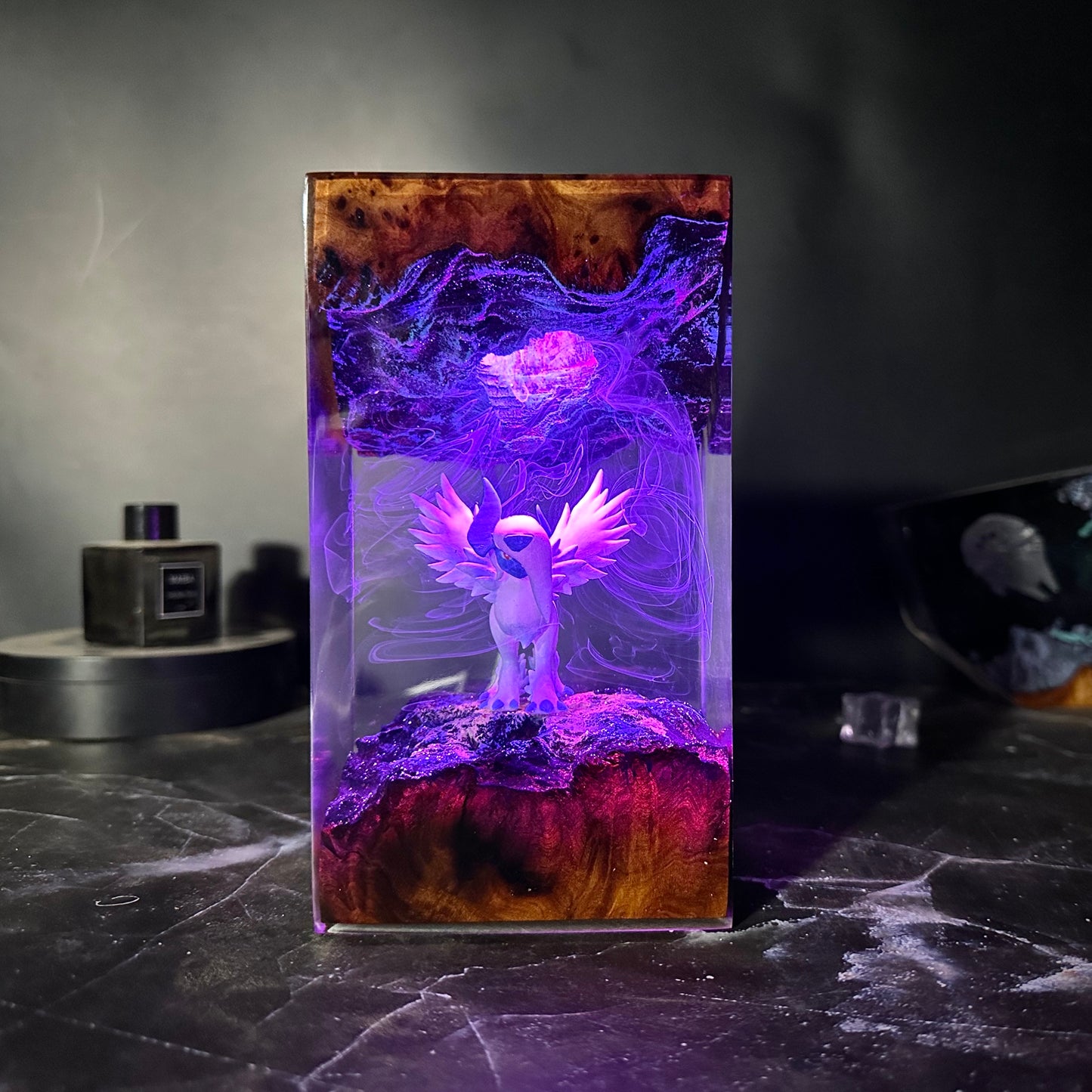 ABSOL POKEMON resin epoxy lamp