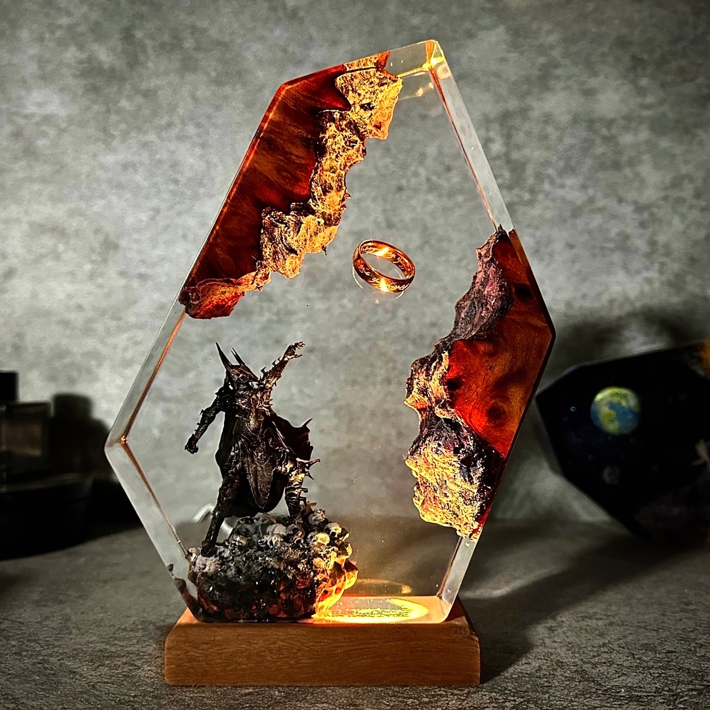 Sauron LOTR resin night light