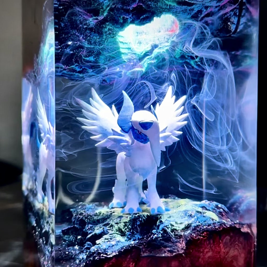 ABSOL POKEMON resin epoxy lamp – ResinartbyCG