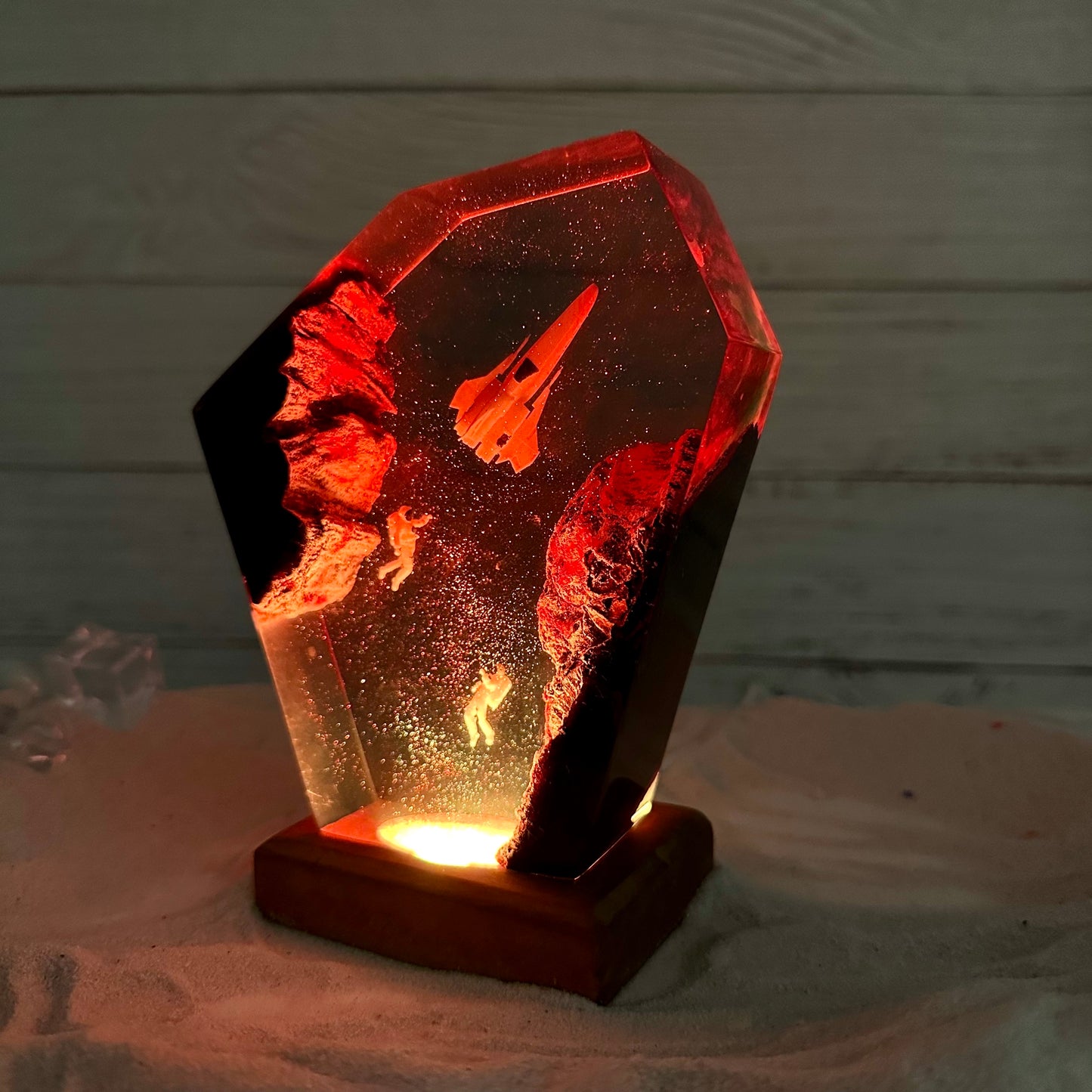 Astronaut resin night light